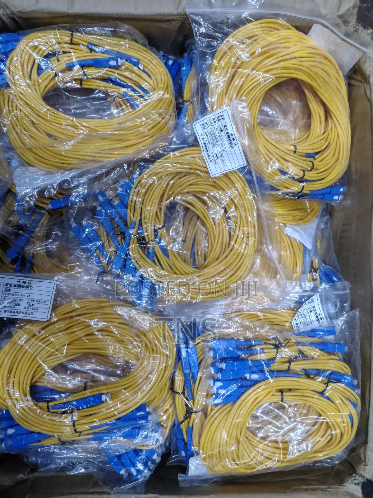 10pieces Sc-Sc 2m 3m Fiber Patch Cords(1 Packet)