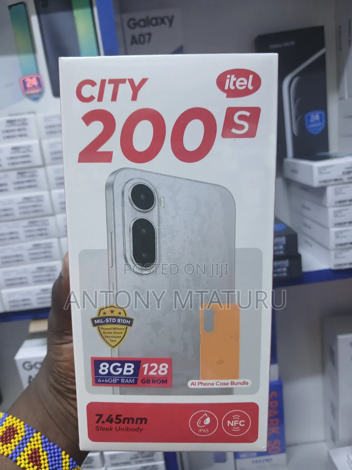 New Itel City 200 128 GB Black
