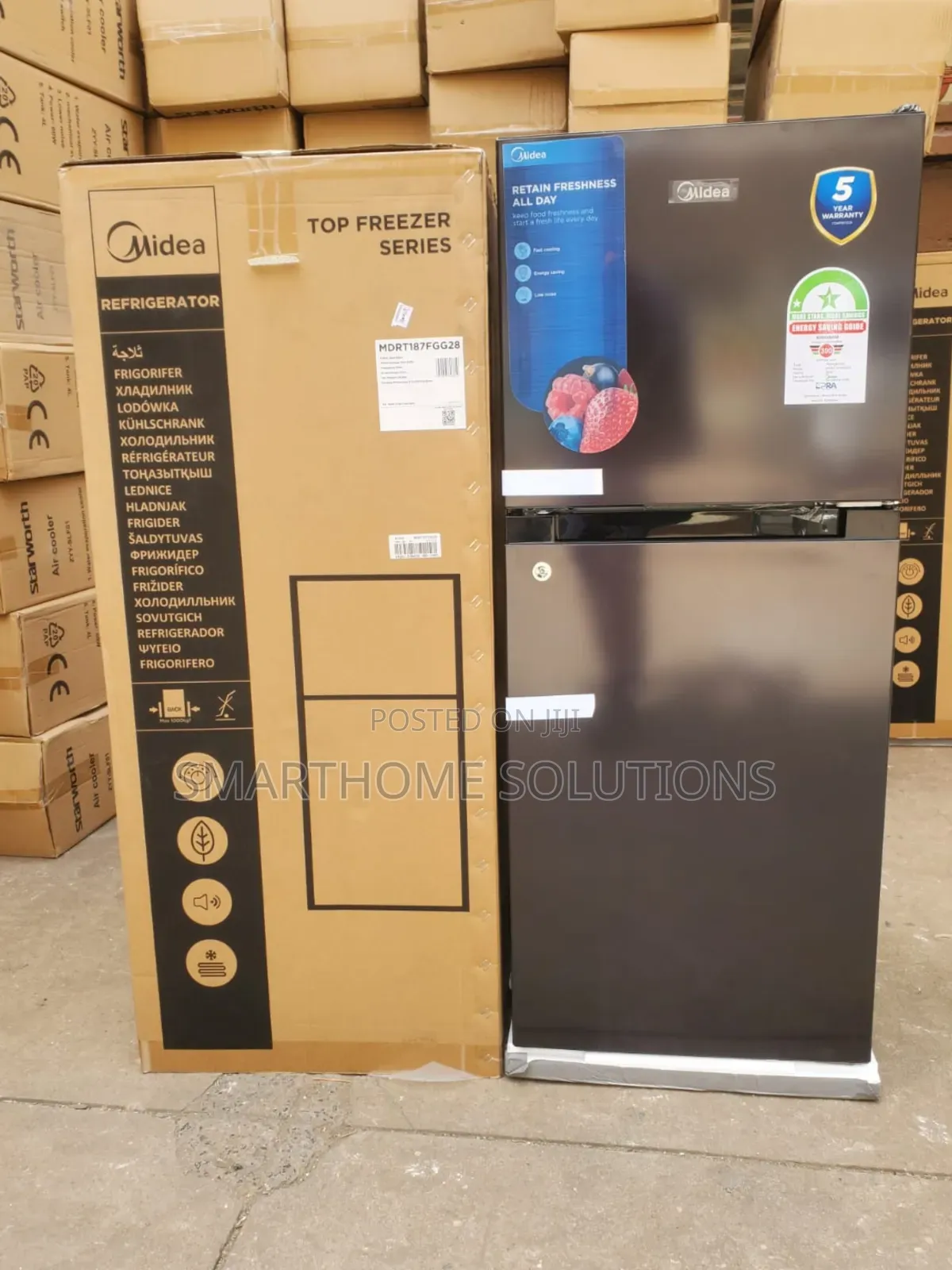 Midea 128 Litres Double Door Refrigerator
