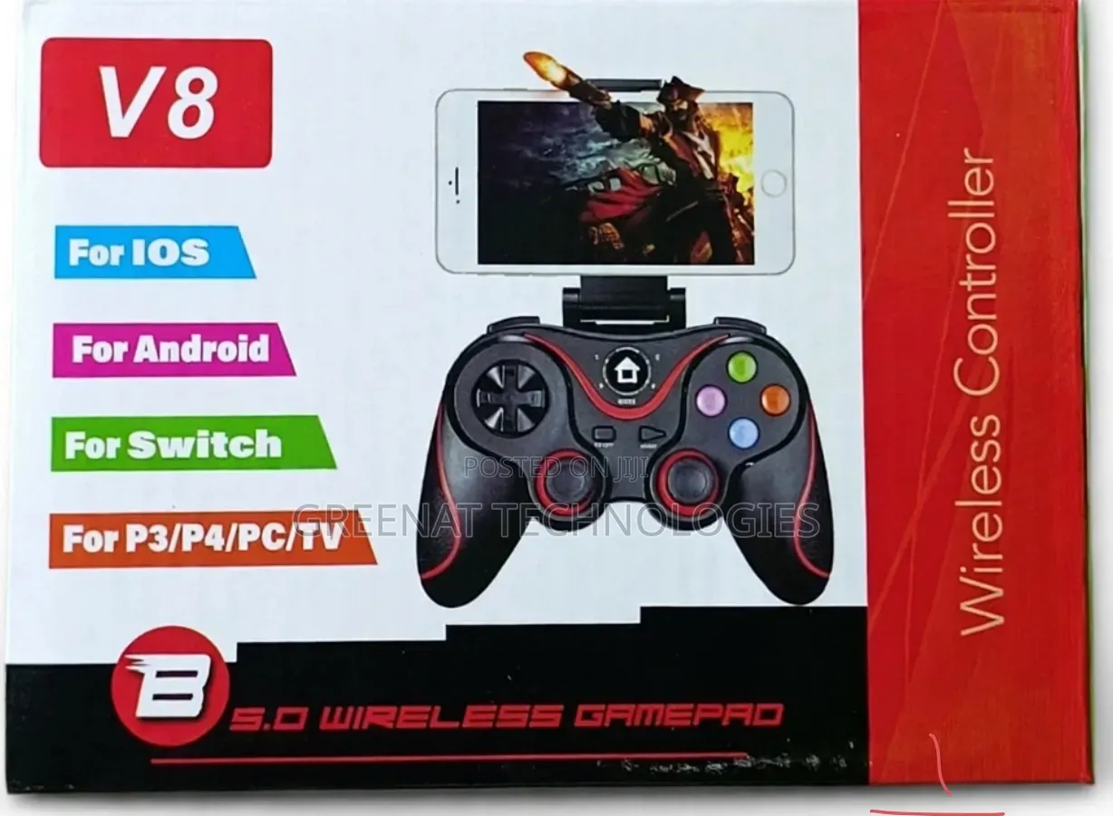 V8 Wireless Gamepad Controller Bluetooth 5.0 Game Controller