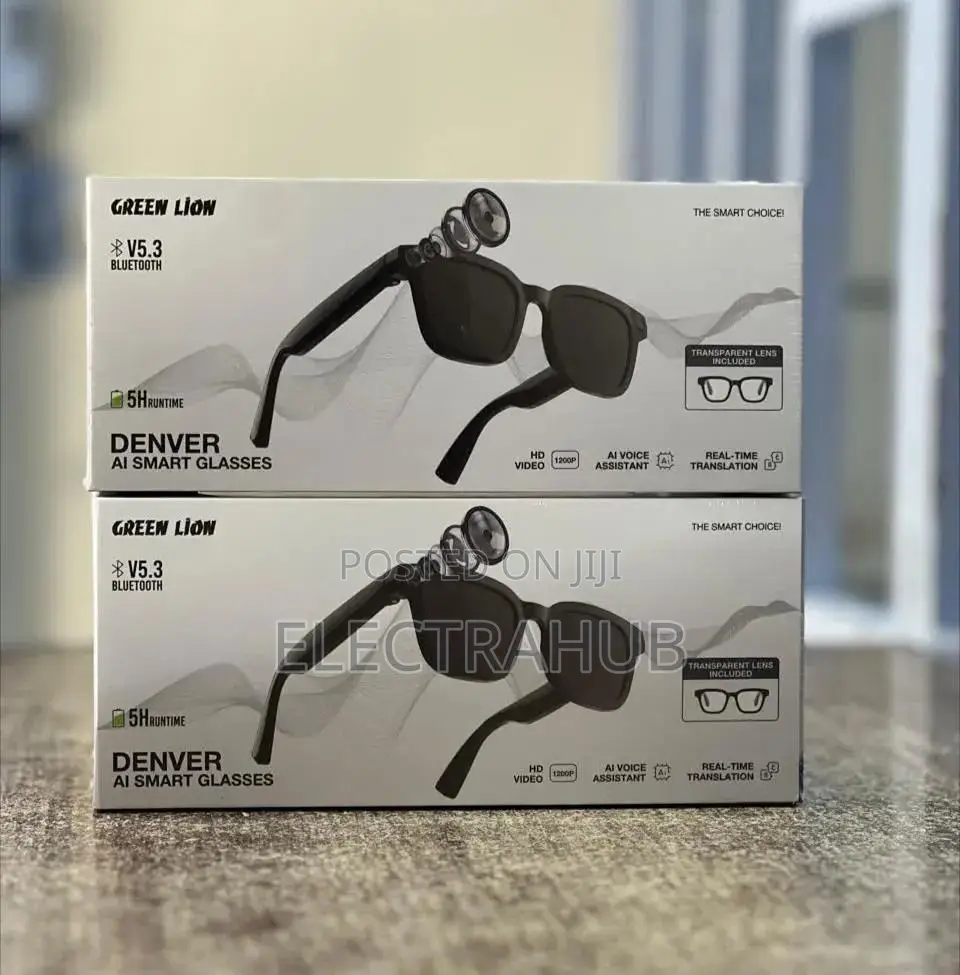 Green Lion Denver AI Smart Glasses Brand New Sealed