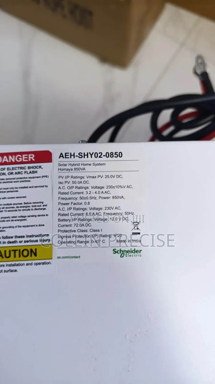 Senheider 12v/850va Solar Hybrid Inverter