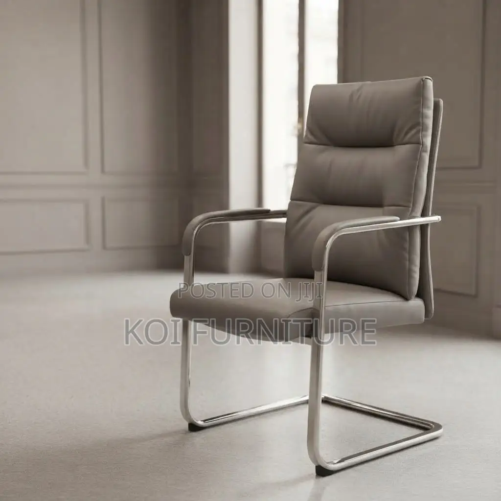 Office Chairs; Leather High Backrest Boardroom Excecutive Seat