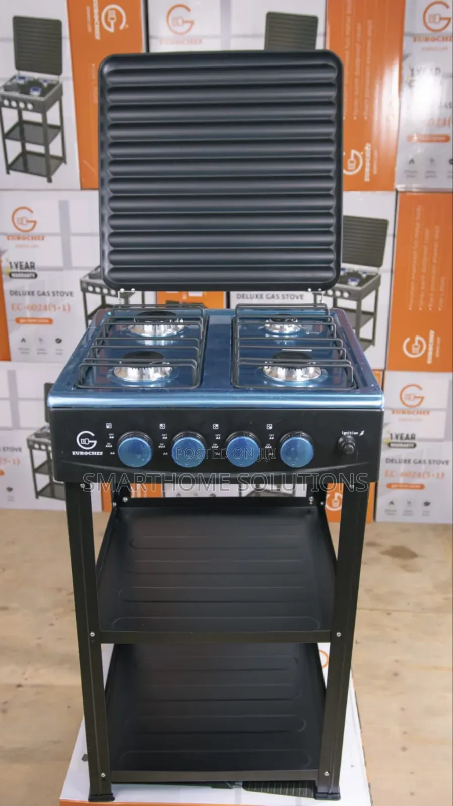 Eurochef Full Gas Cooker With Stand