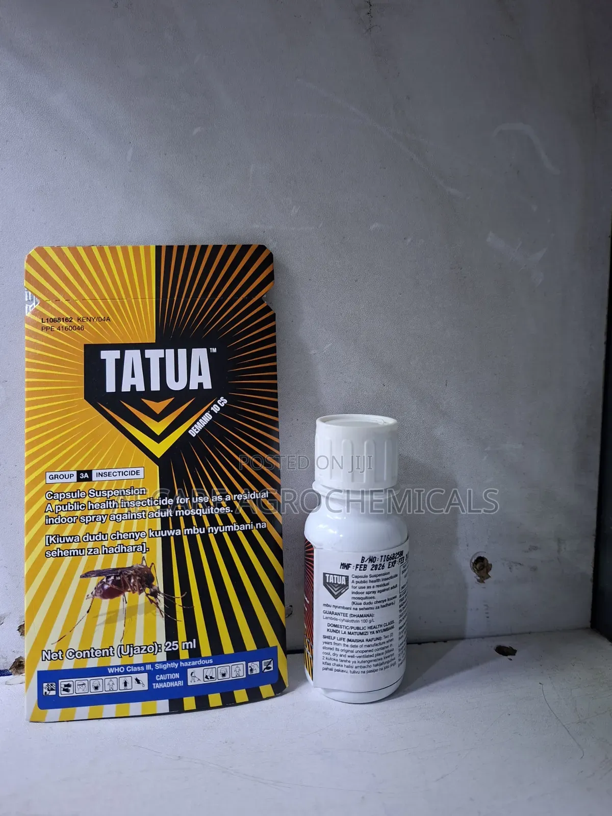 Tatua Demand 25ML and 62.5 ML Mosquitoe Insecticide