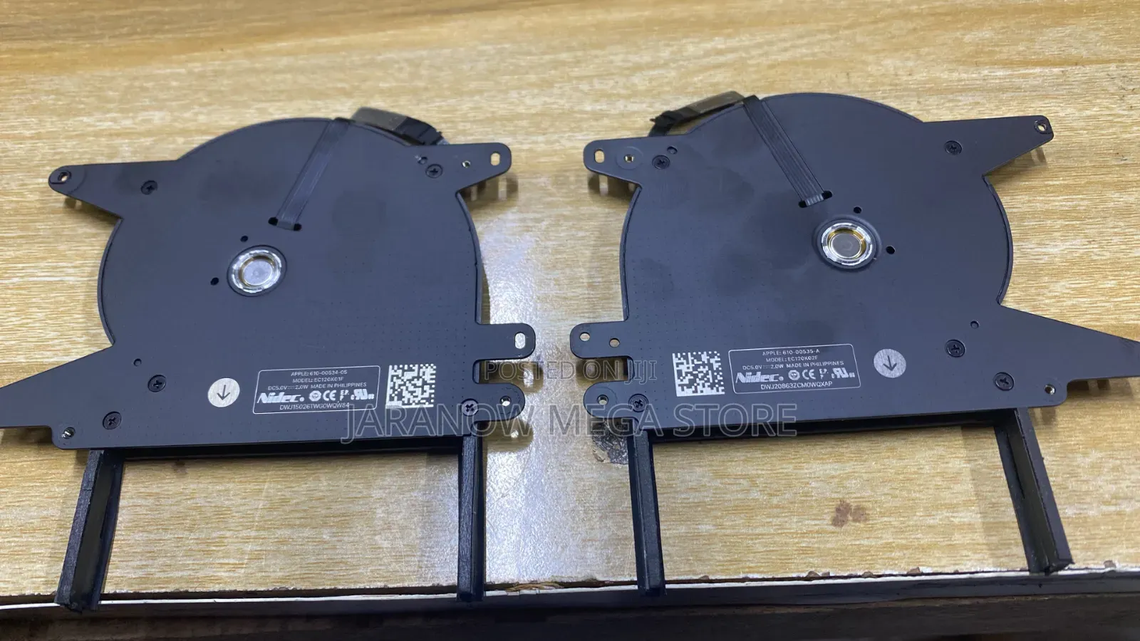Original Apple MacBook Pro 14" A2442 Cooling Fans (Left & Right Pair)