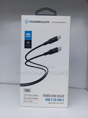 Powerology 100w USB-C to USB-C V3.1 5g Cable 2m