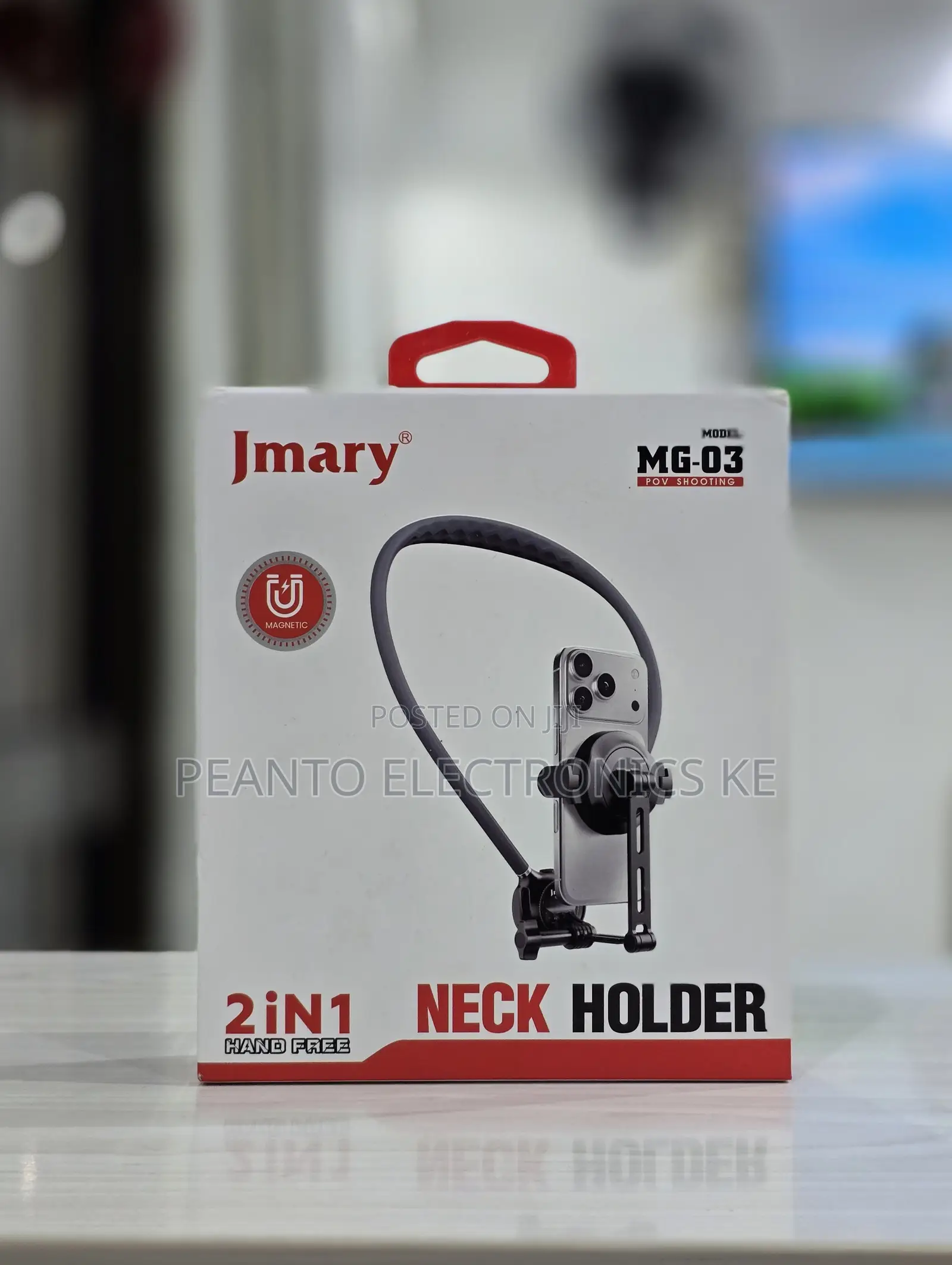 Jmary MG-03 Magnetic Neck Mount Holder for POV Shooting