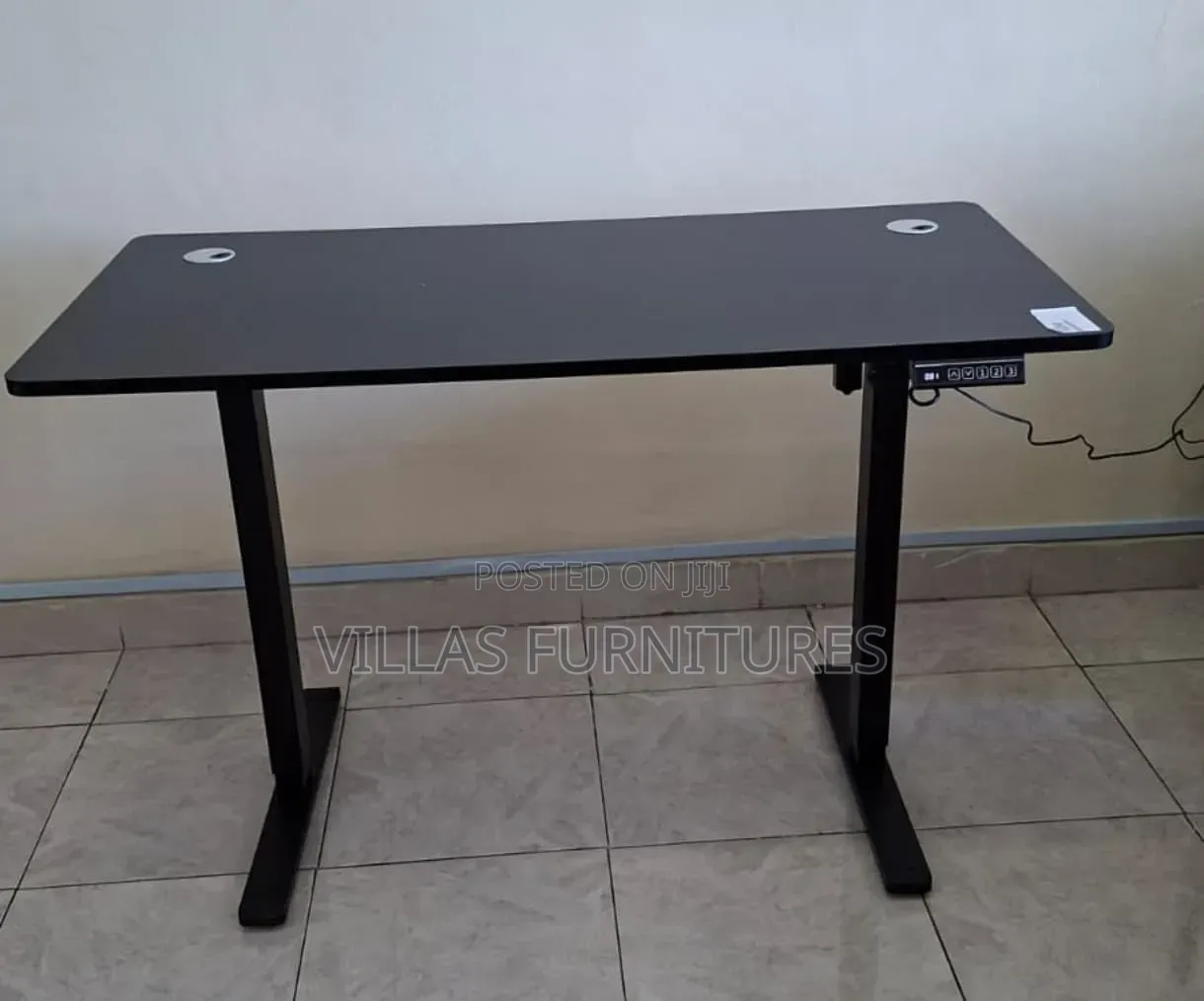 Black Electric Standing Desk