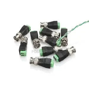 10-Piece BNC Male to Screw Terminal Connector Set