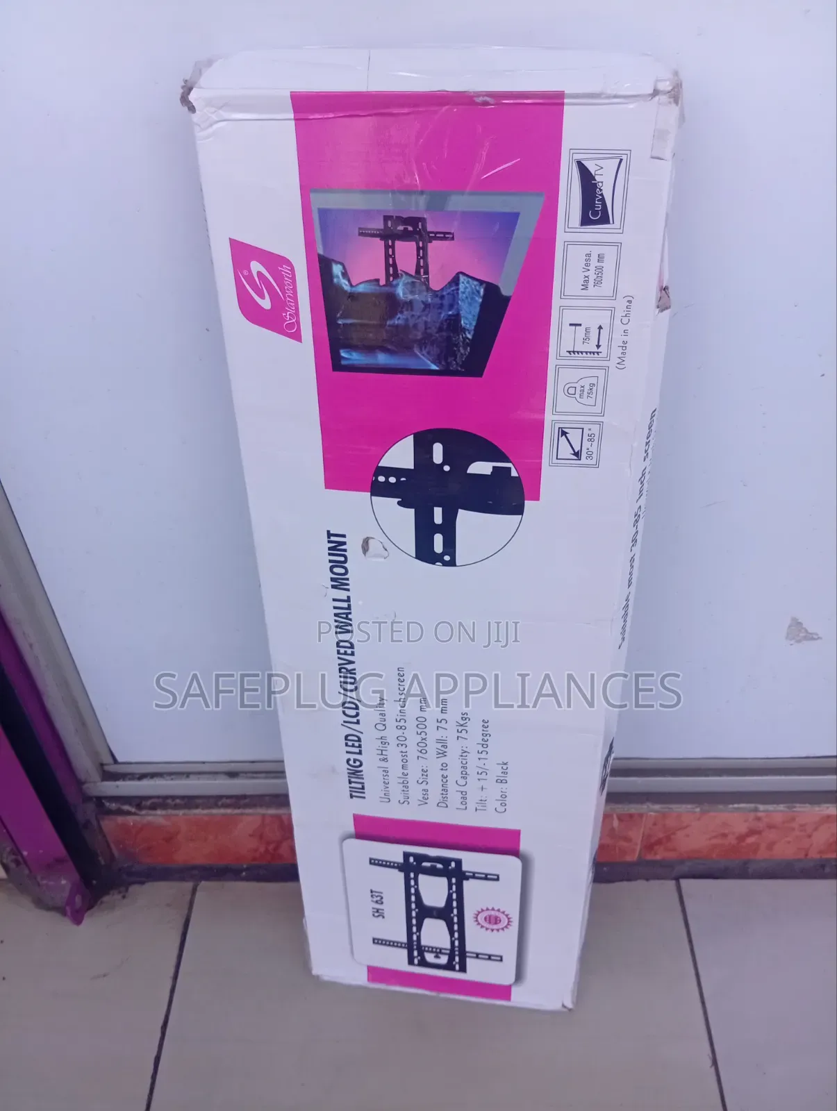 Universal Tilting TV Wall Mount for 30–80 Inch Screens