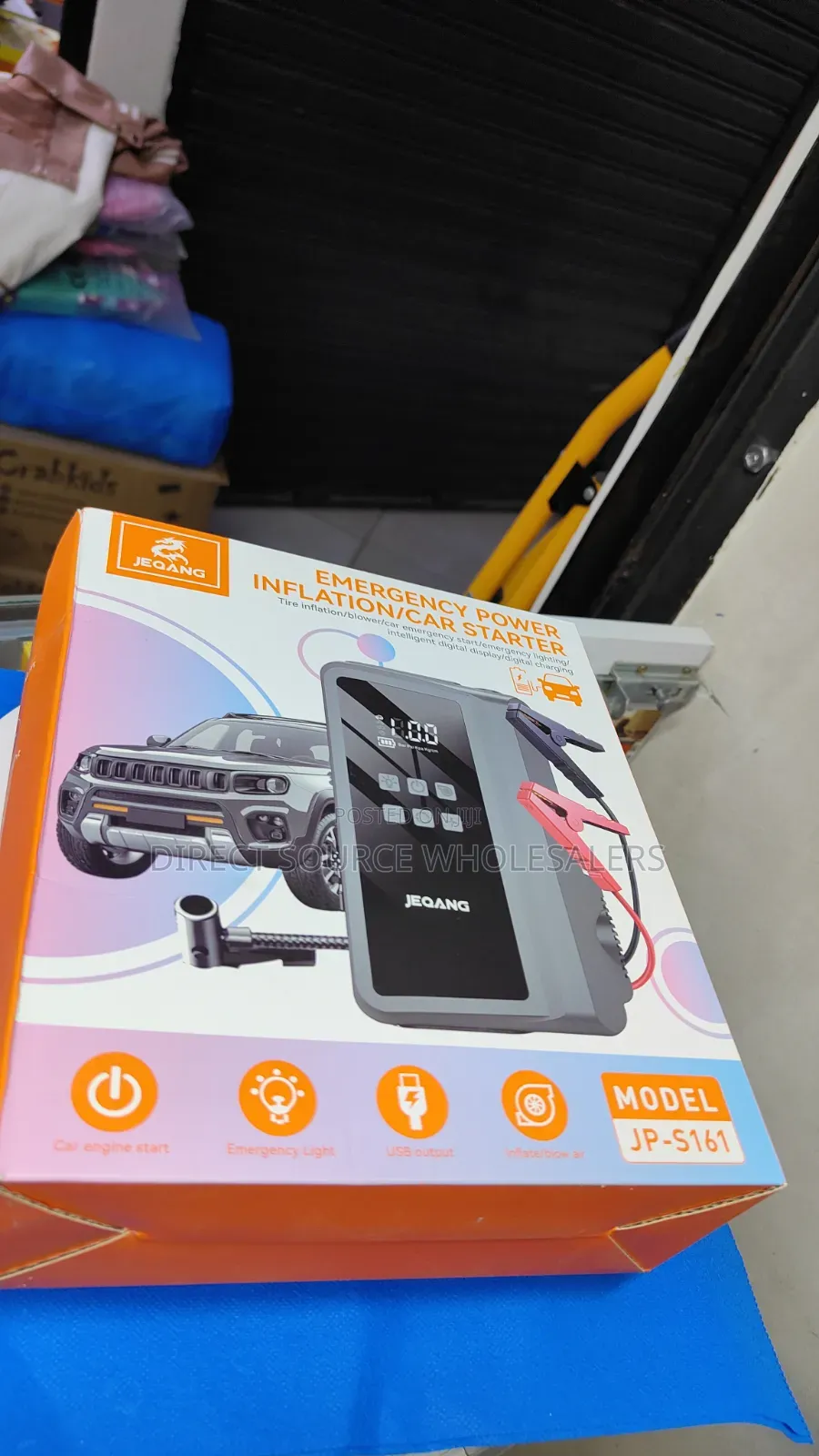 Car Emergency Starter With Built-in Tyre Air Pump