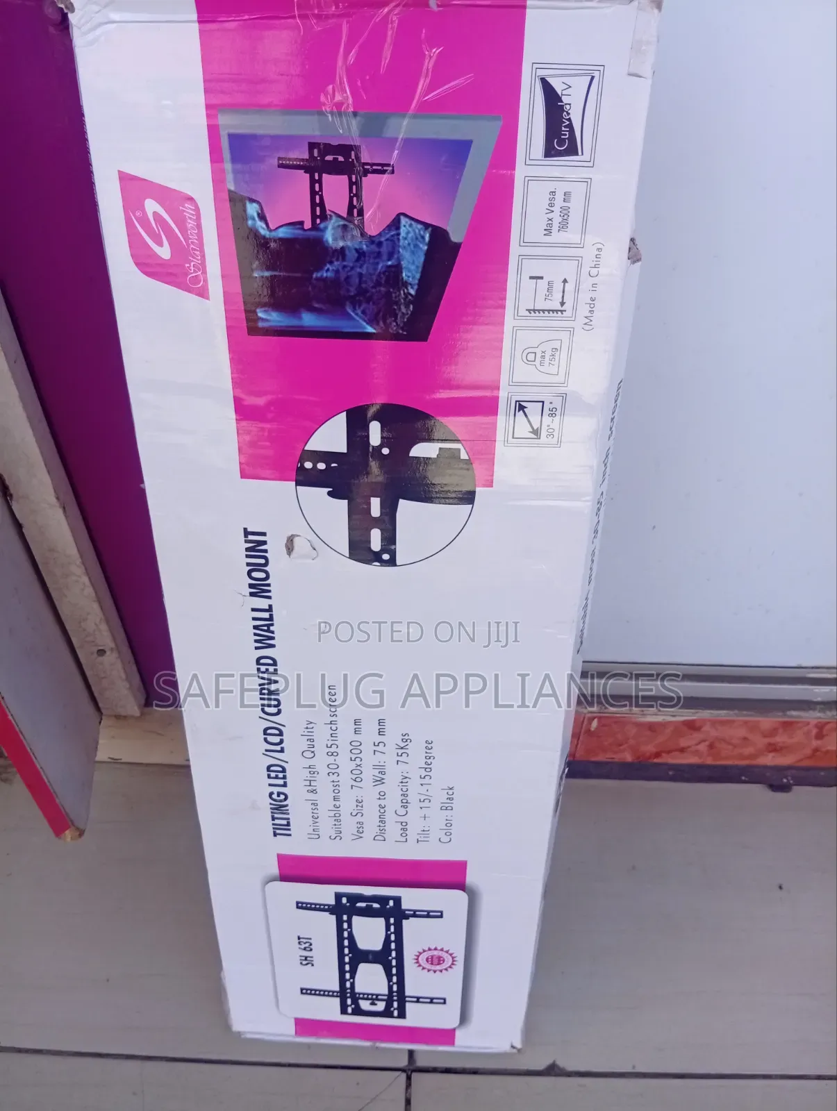 Universal Tilting TV Wall Mount for 30–80 Inch Screens