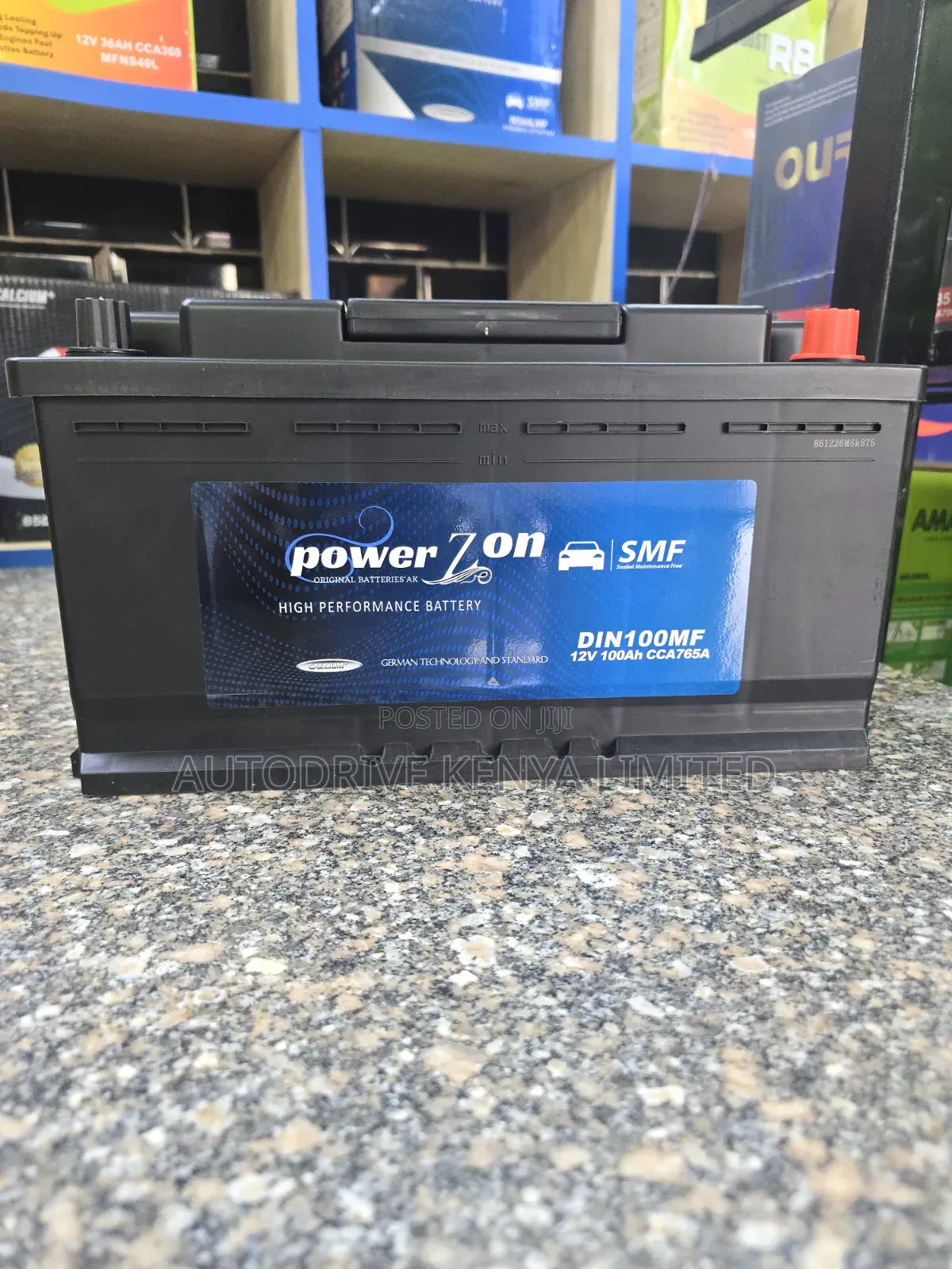 DIN100 Powerzon German Technology Car Battery