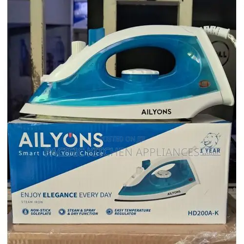 AILYONS Steam Iron Box,Fast Heating Non-Stick