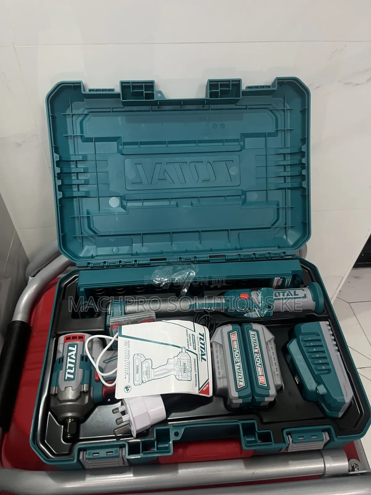 TOTAL 20V Cordless 2-Piece Combo Kit (TOSLI23056)