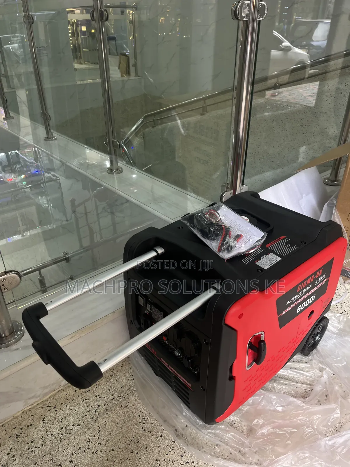 Heavy Duty CIGMA-UK 7500i Generator - 5.0kW Running Watts