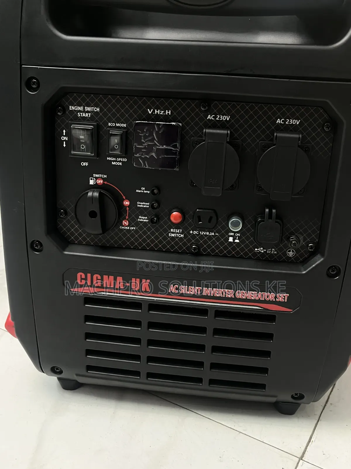 Heavy Duty CIGMA-UK 7500i Generator - 5.0kW Running Watts
