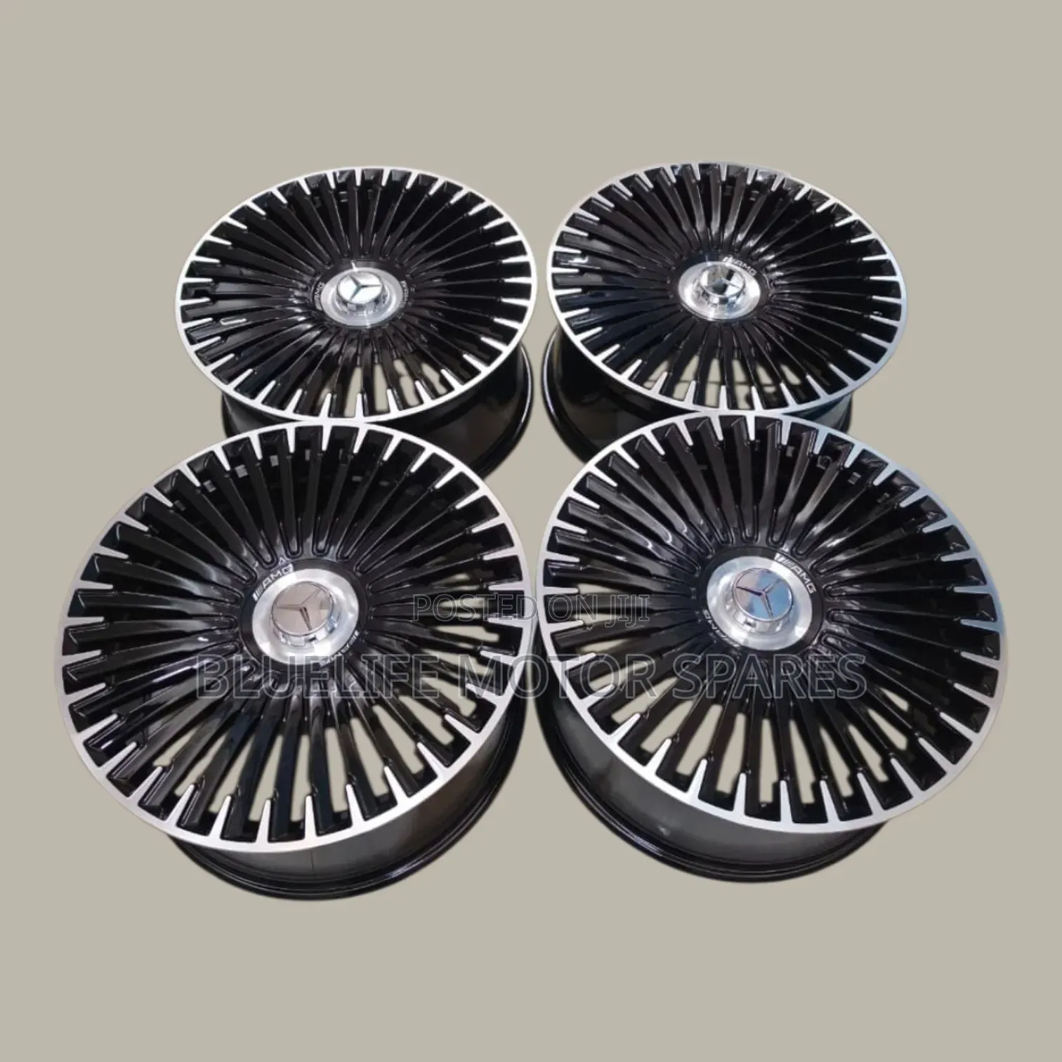 (4pcs) Size 21 Rims for Mercedes S Class, GLC, GLE, GLS, CL, ML Etc