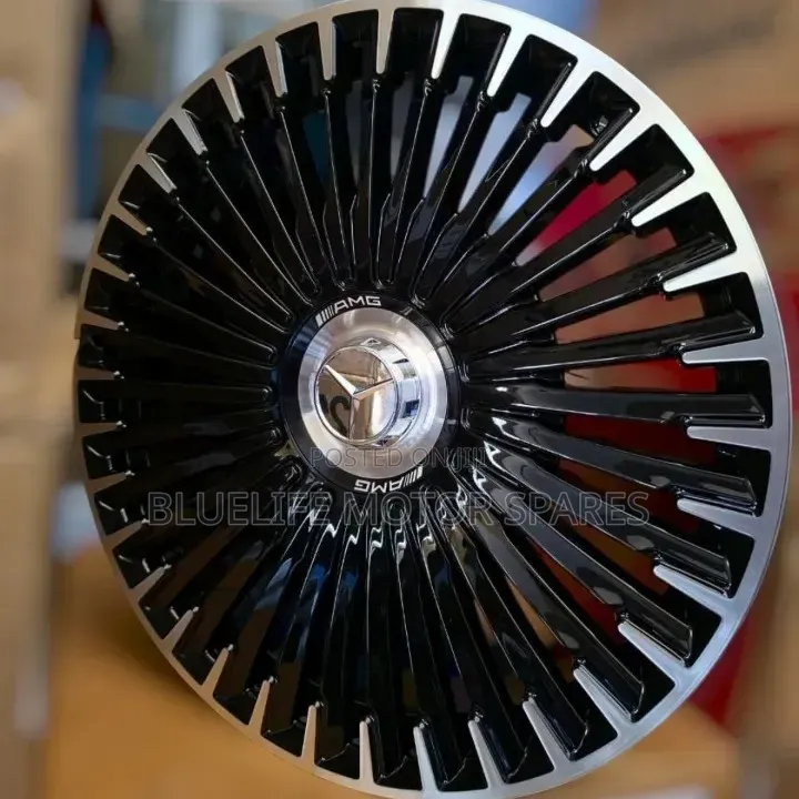 (4pcs) Size 21 Rims for Mercedes S Class, GLC, GLE, GLS, CL, ML Etc