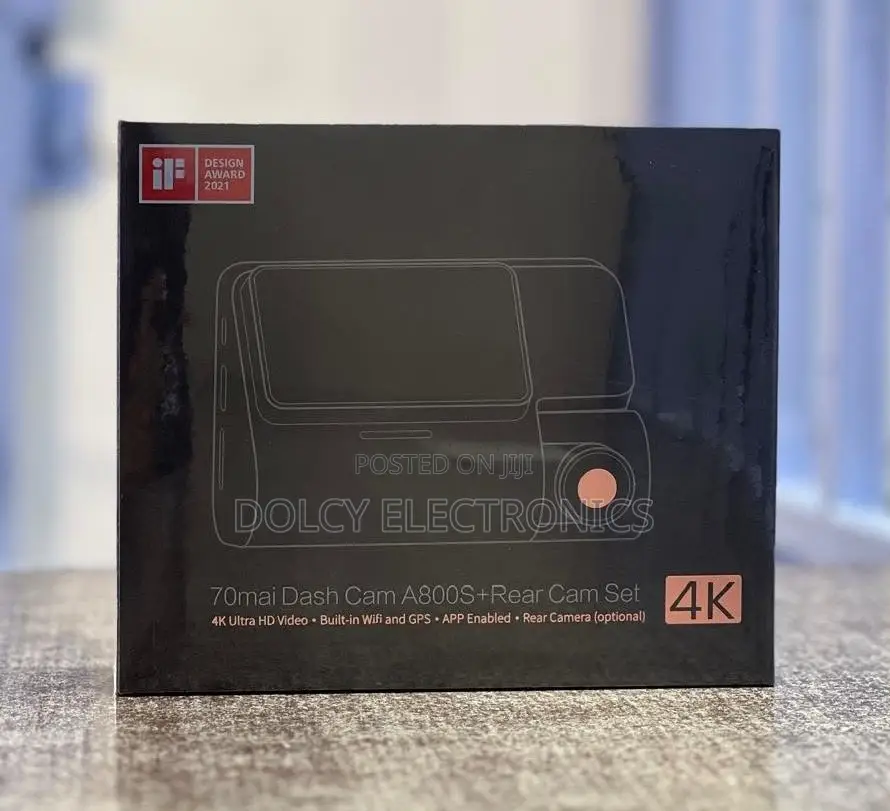 70mai Dash Cam A800S+Rear Cam Set 4K