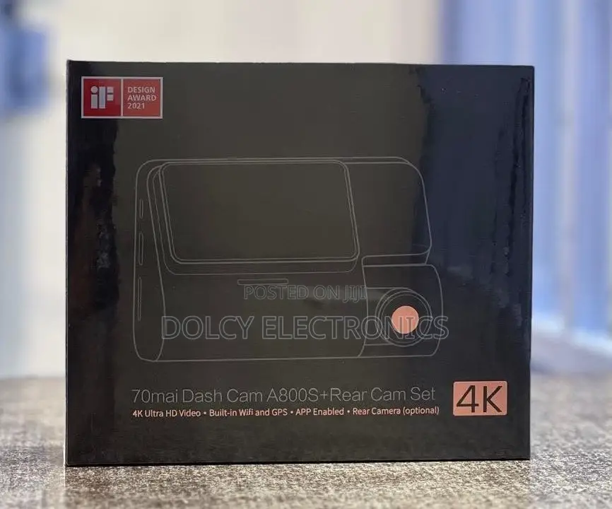 70mai Dash Cam A800S+Rear Cam Set 4K