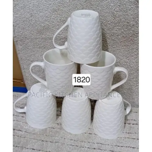 6 PCS Classic Ceramic Coffee/Tea Cups/Mugs