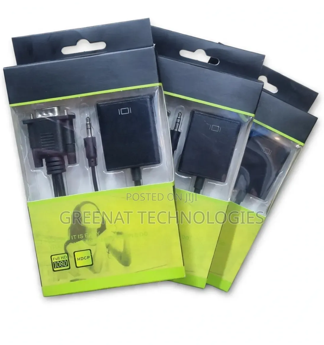 VGA to HDMI Adapter With Audio Cable Full HD 1080P Converter