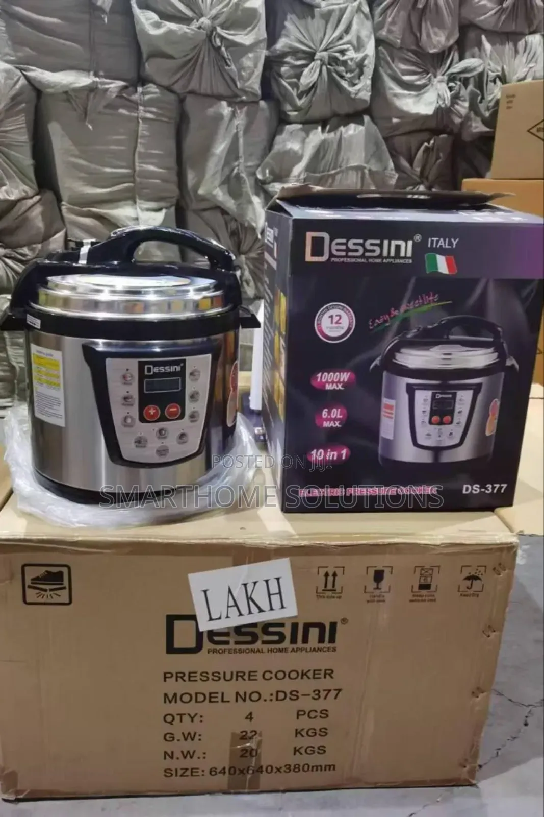 6litres Dessini Pressure Cooker