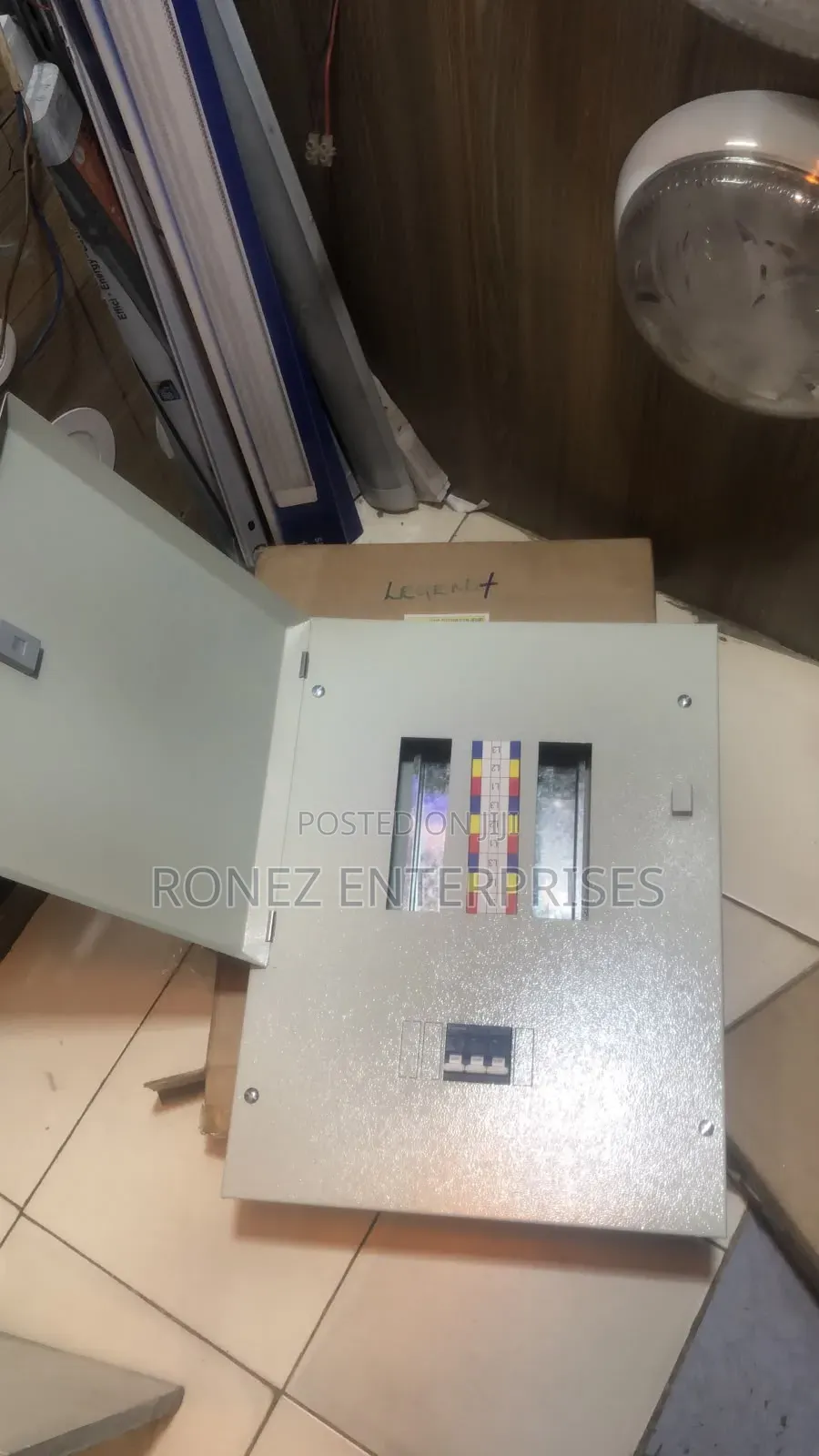 6 Way Distribution Boards Legend