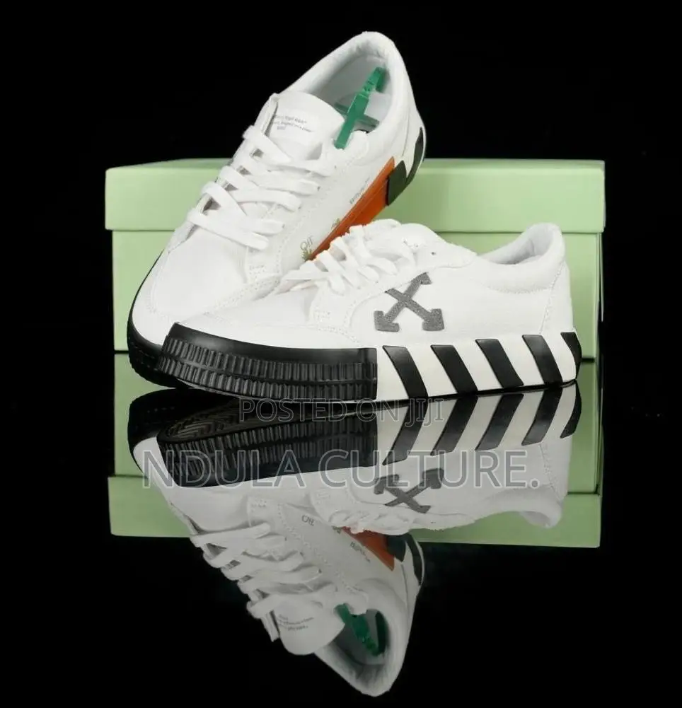 The Off-White Low Vulcanized Leather Sneaker