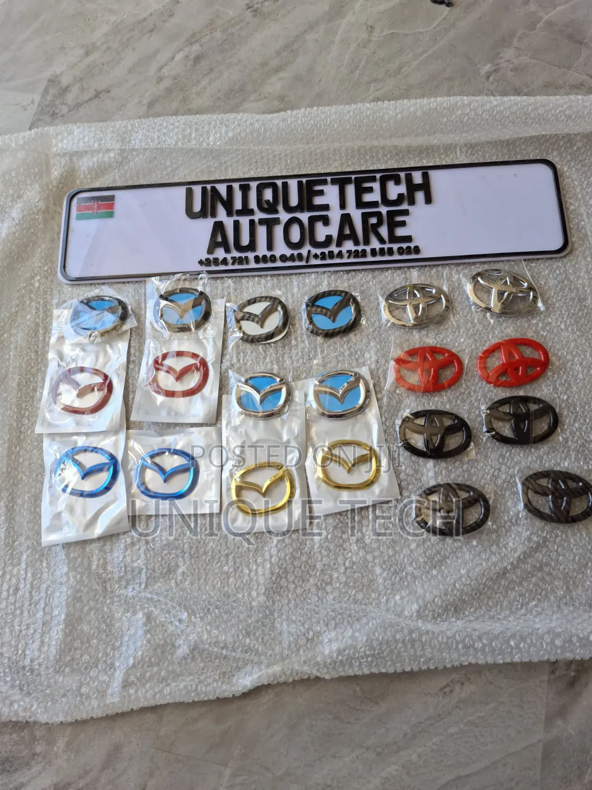 Mazda / Toyota Steering Wheel Logo Emblem Stickers