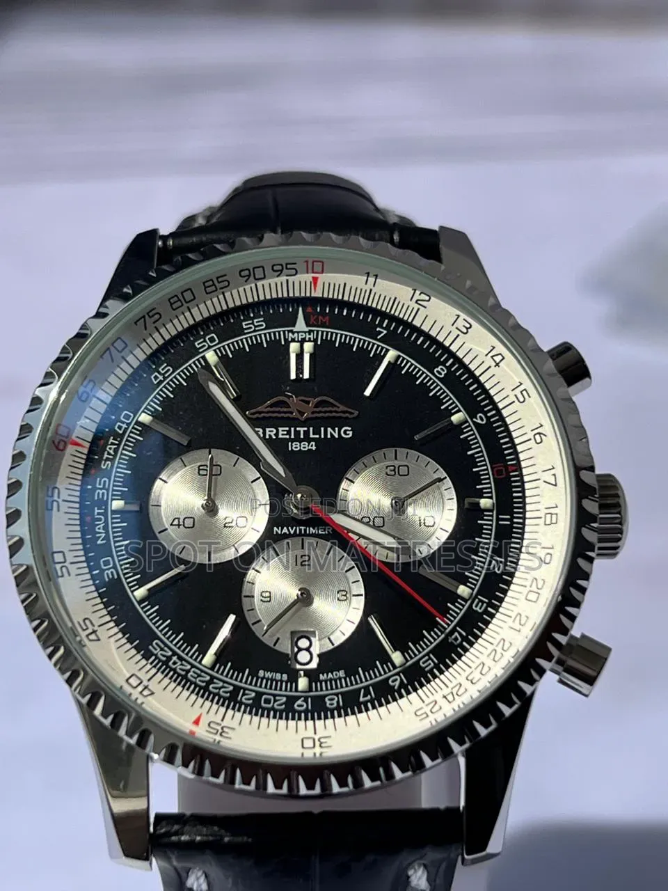 Confidence Booster! High Quality Breitling Watch for Gents. We Deliver