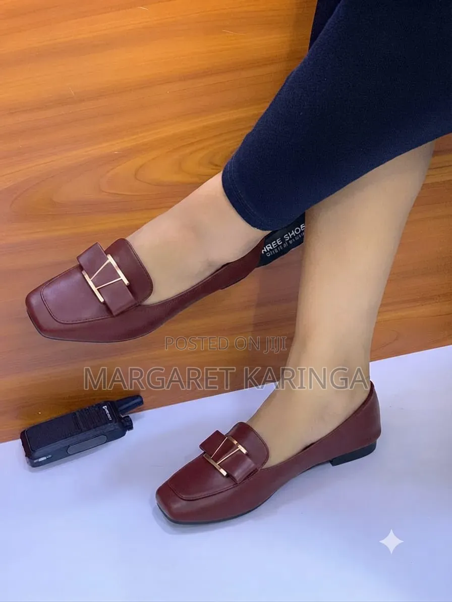 Three Show Black Shoes