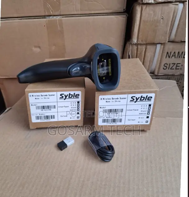 2D Wireless Barcode Scanner QR Code Reader XB-6221RB
