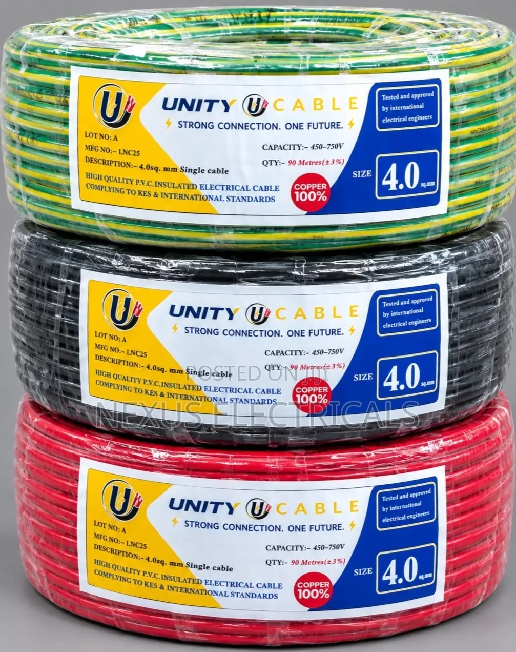 Unity Cable Original 100percent Copper