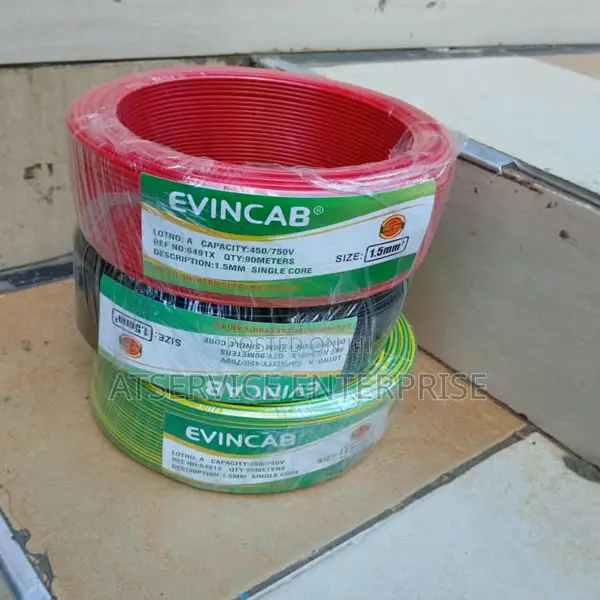 1.5mm EVINCAB Single Core Cable for Electrical Wiring