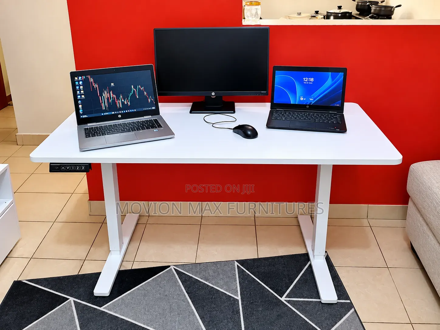 Premium Electric Height-Adjustable Standing Desk – Modern Executive