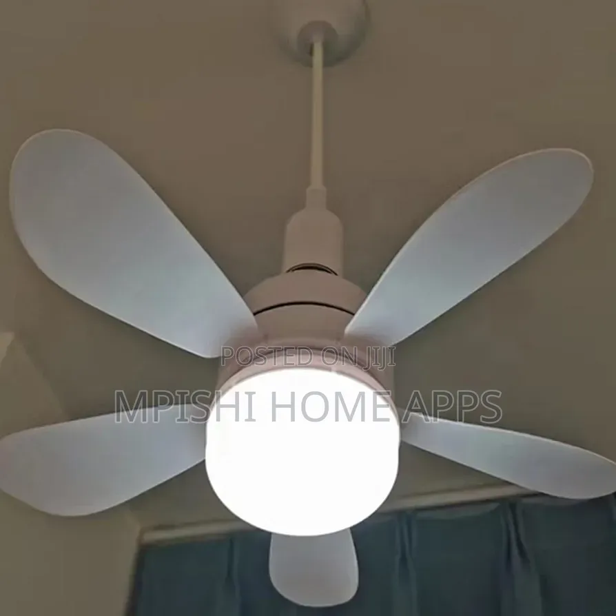2-in-1 Ceiling Fan With LED Light & Remote Control