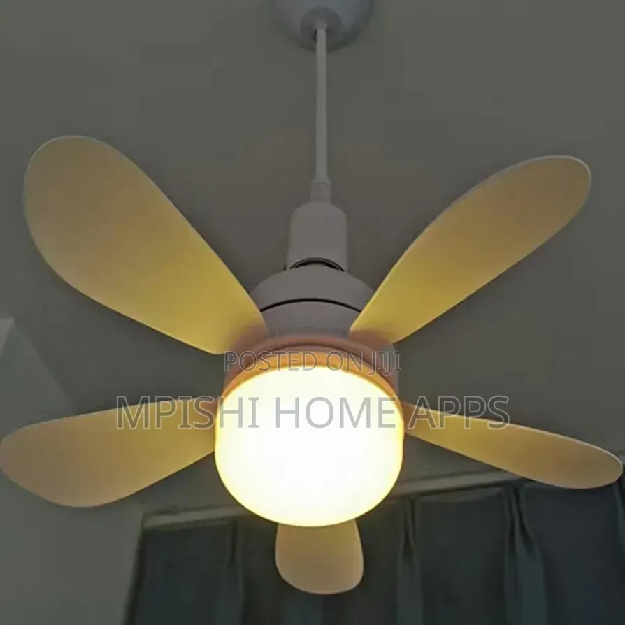 2-in-1 Ceiling Fan With LED Light & Remote Control