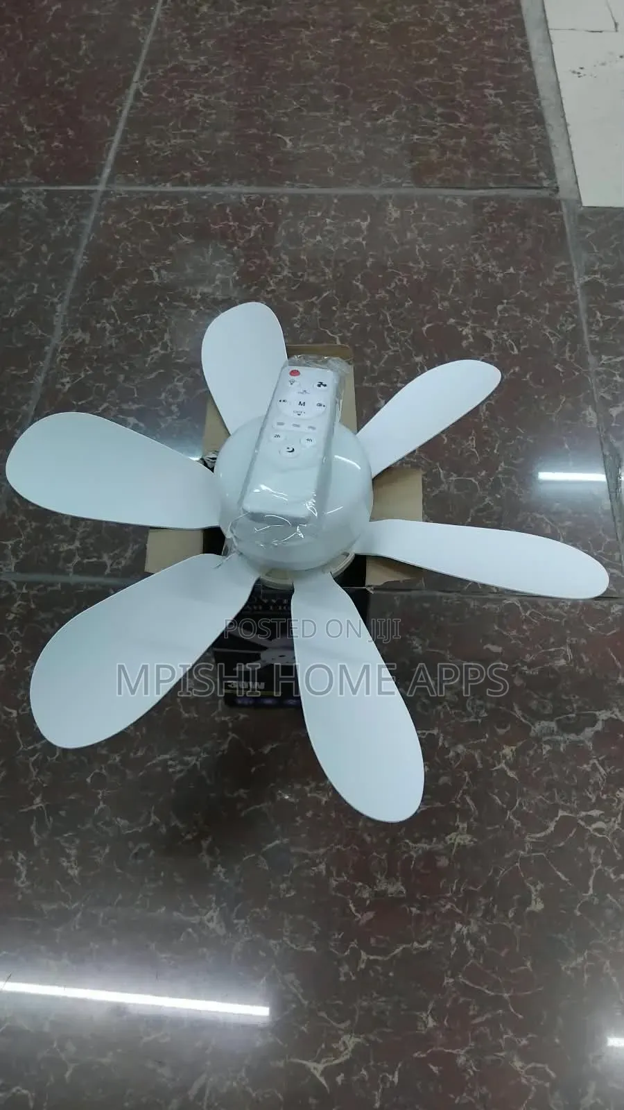 2-in-1 Ceiling Fan With LED Light & Remote Control