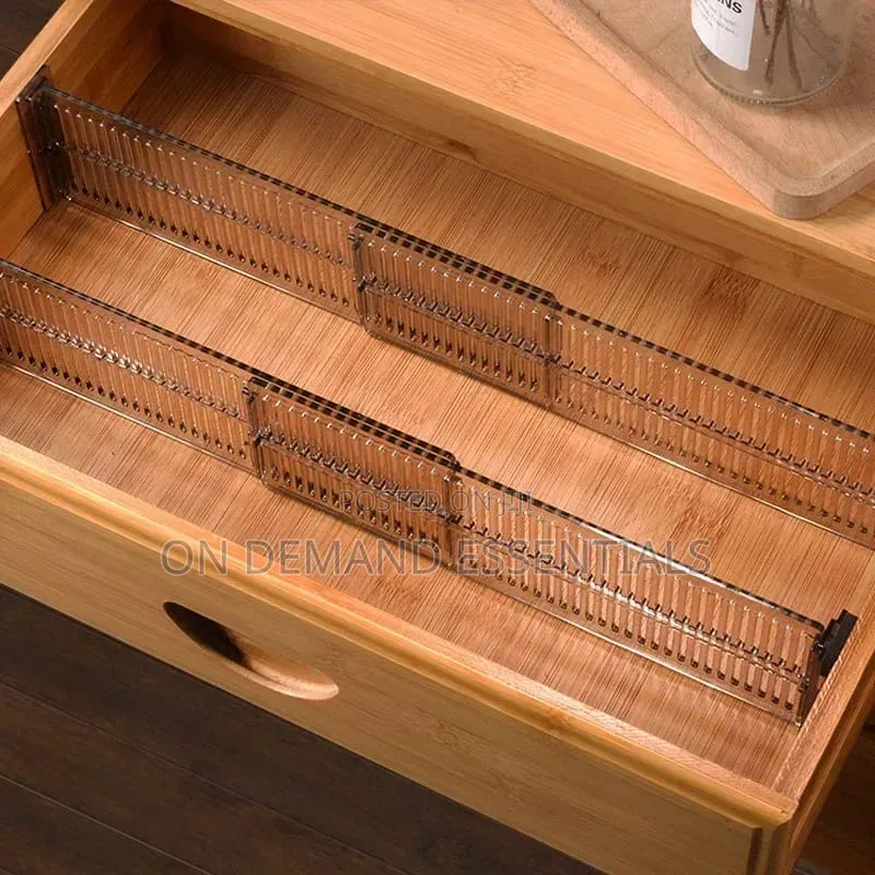 2pcs/Set Adjustable Clapboard Drawer Divider