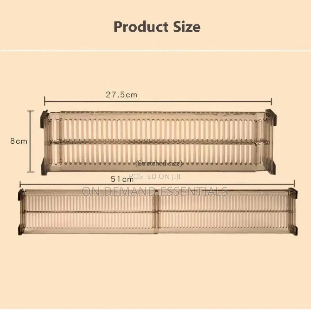 2pcs/Set Adjustable Clapboard Drawer Divider