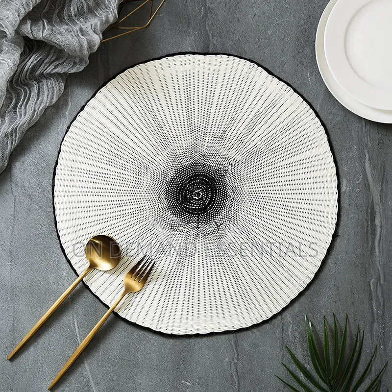 1pc European Style Light Luxury Paper Placemat Coffee Mat