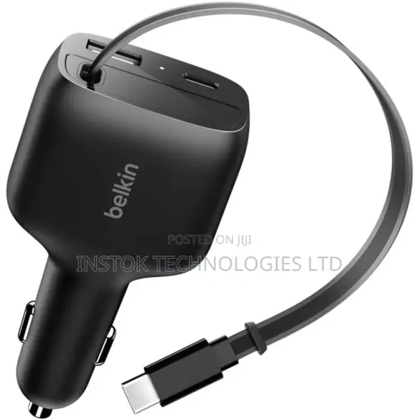 Belkin UltraCharge Retractable GaN Wall Charger 45W