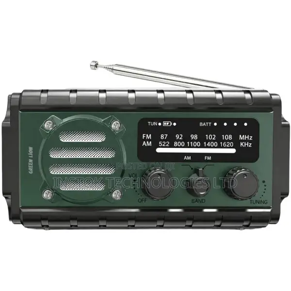 Green Lion G-Radio With Power Bank & Flashlight