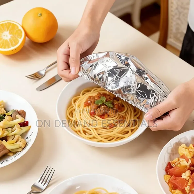 10pcs Aluminum Foil Cover Heat-Resistant Insulation Lid for Bowls