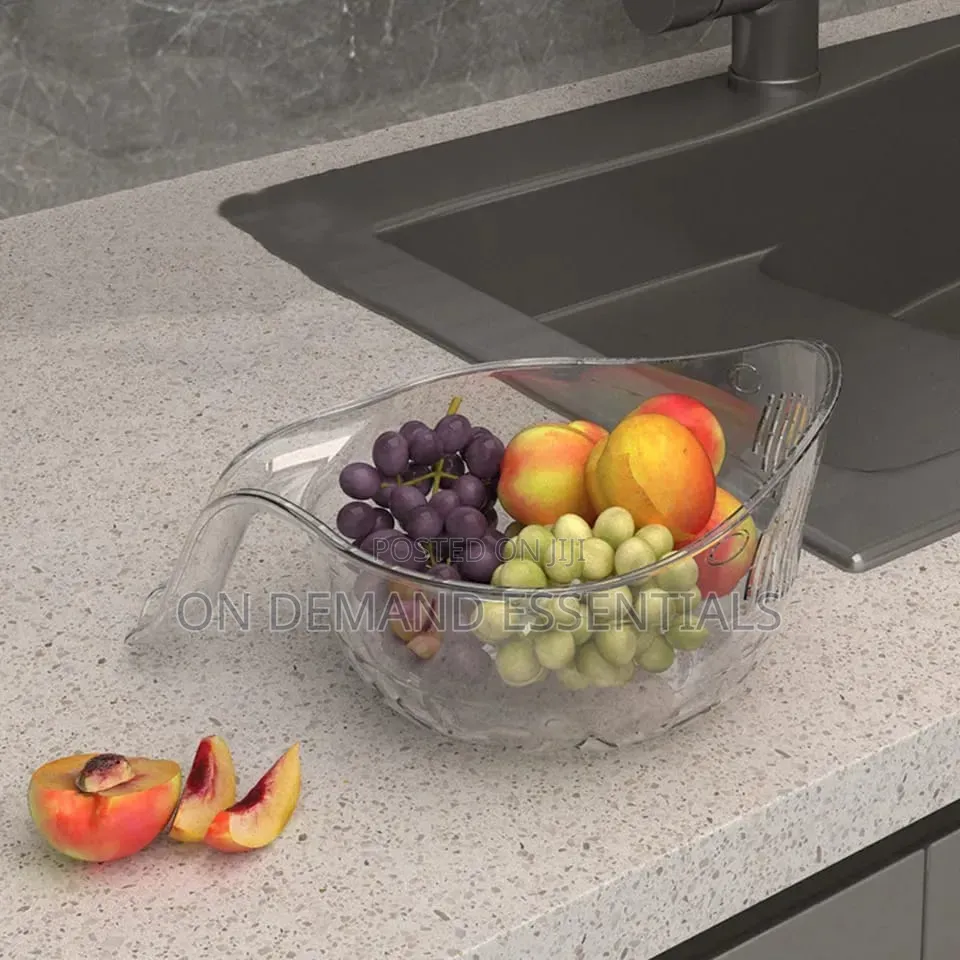 *Acrylic Multi Functional Drain New Fruit Cleaning Bowl
