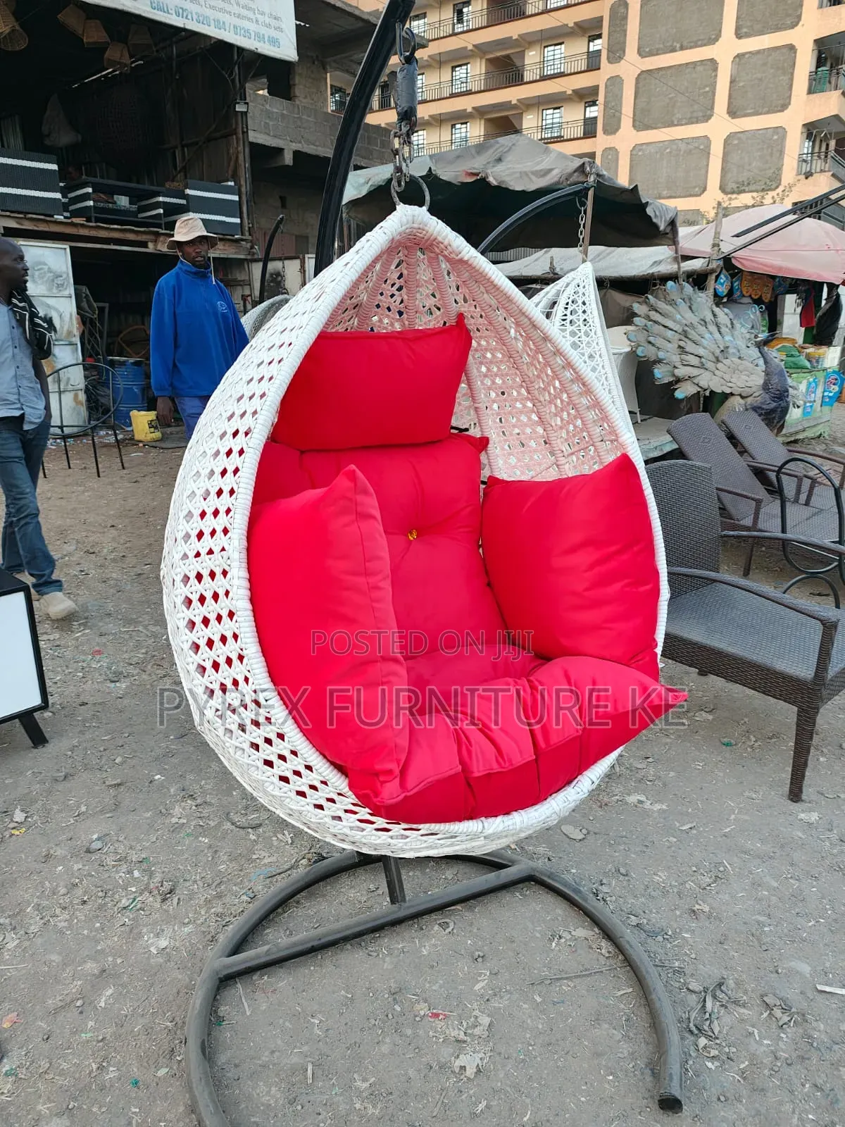 White Swing Chair