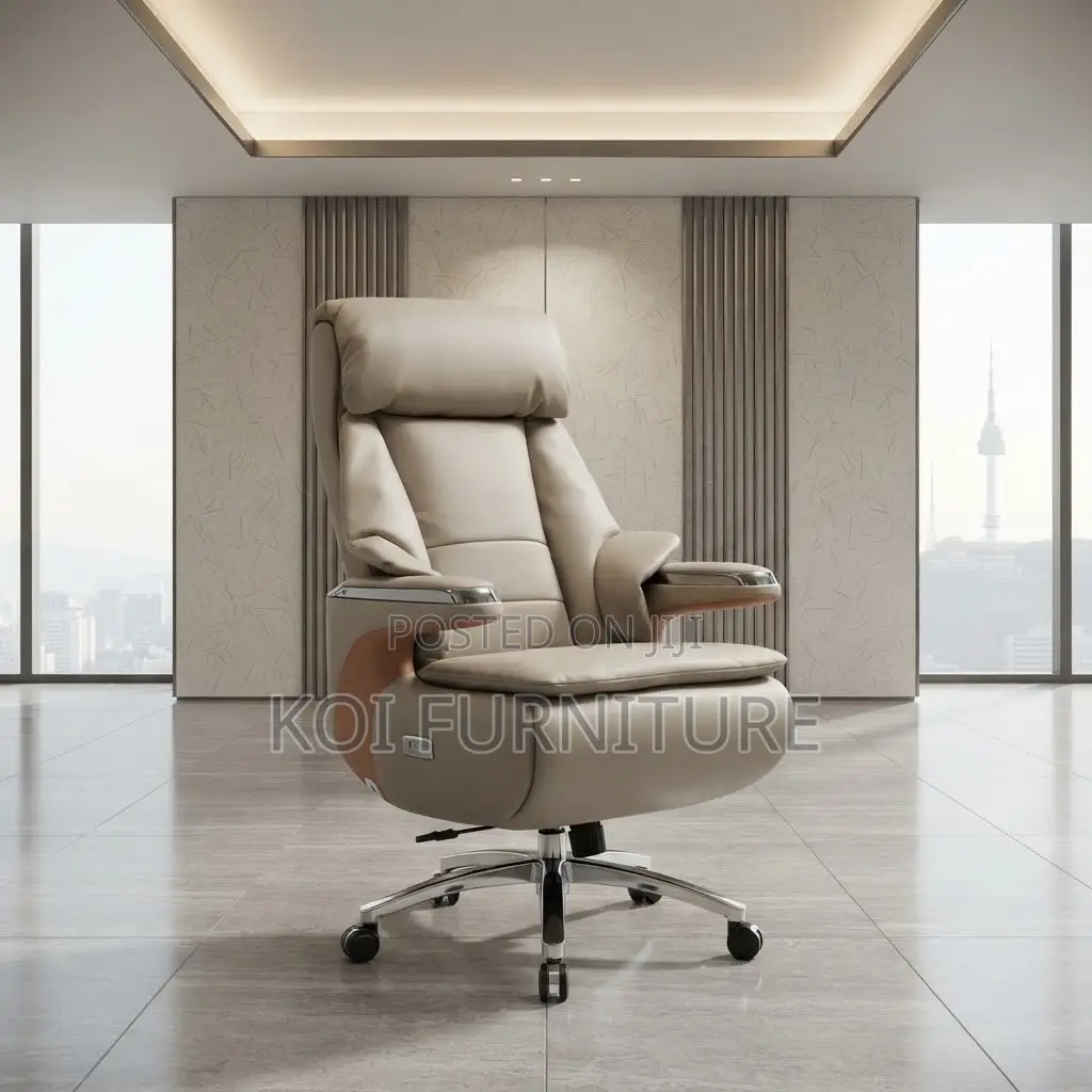 Office Chairs; High Back Directors Executive Leather Chair